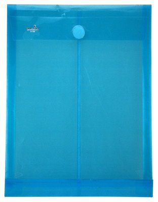 Umix Çıtçıtlı Zarf Dosya Üstten Kapak Mavi
