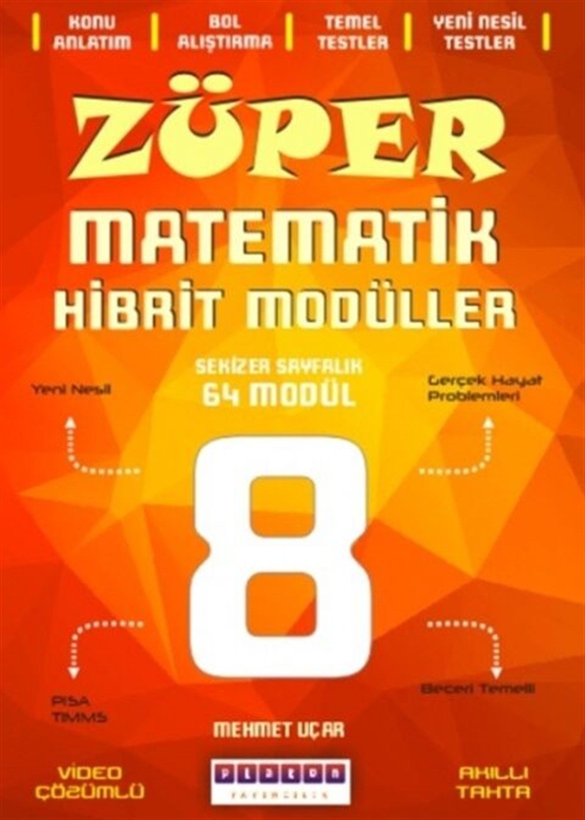 Platon 8.Sınıf Züper Matematik Hibrit Modüller