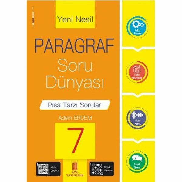 Ata 7.Sınıf Paragraf Yeni Nesil Soru Dünyası