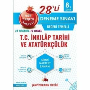 Nartest 8.Sınıf T.C. İnkılap Tarihi Ve Atatürkçülükl 28 Deneme Sınavı