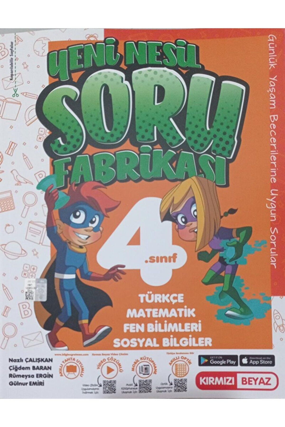 KIRMIZI BEYAZ 4.SINIF EFSANE SORU FABRİKASI