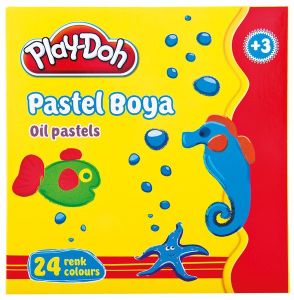 Play-Doh 24 Renk Pastel Boya Play-Pa004