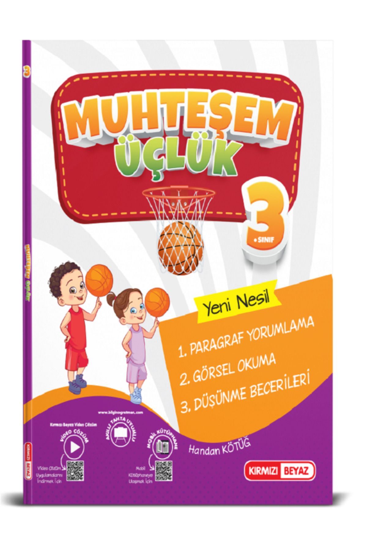 KIRMIZI BEYAZ 3.SINIF MUHTEŞEM ÜÇLÜK (PARAGRAFGÖRSEL OKUMADÜŞÜNME BECERİSİ)