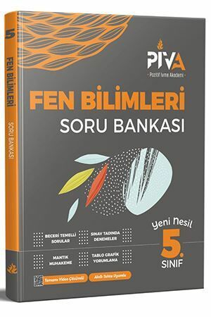 Piva 5. Sınıf Fen Bilimleri Soru Bankası Piva Yayınları