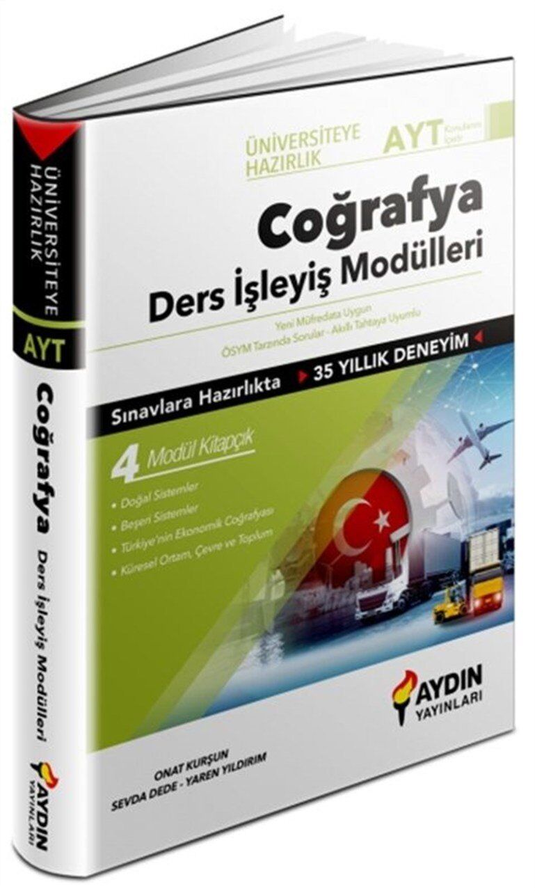 Aydın Üniversiteye Hazırlık Ayt Coğrafya Ders İşleyiş Modülleri