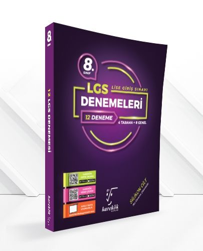 Karekök 8.Sınıf 12 Li Deneme Seti