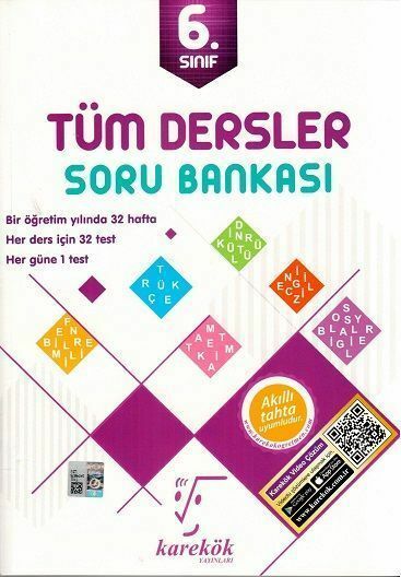 Karekök Yayınları 6. Sınıf Tüm Dersler Soru Bankası