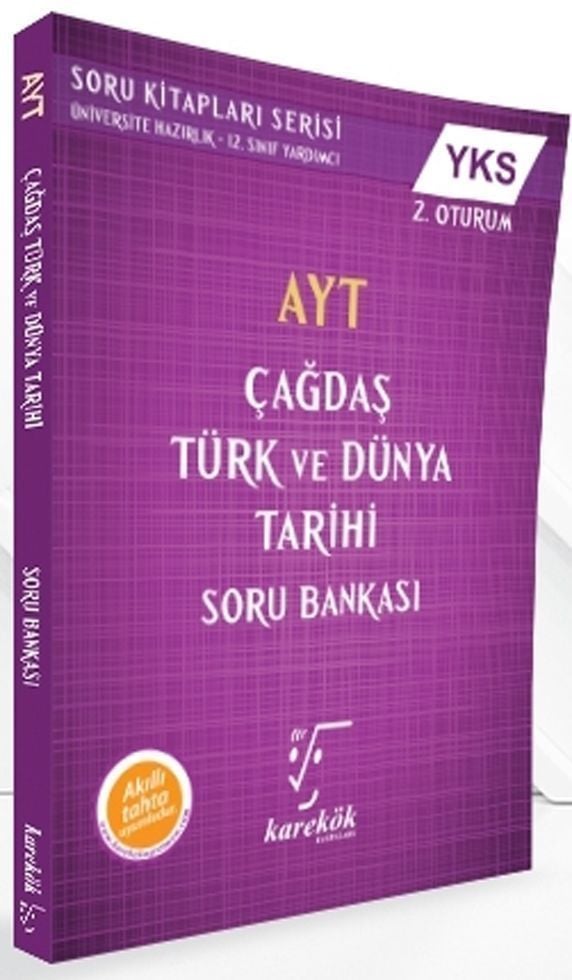 Karekök Yayınları Ayt Çağdaş Türk Ve Dünya Tarihi Soru Bankası