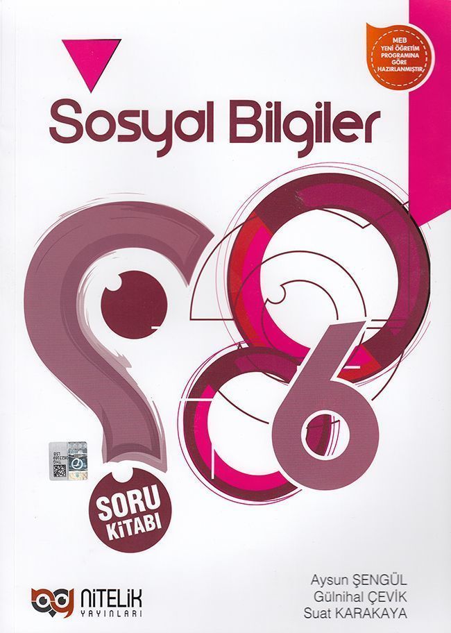 Nitelik Yayınları 6. Sınıf Sosyal Bilgiler Soru Kitabı