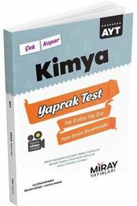 Miray Üniversiteye Hazırlık Ayt Kimya Yaprak Testler