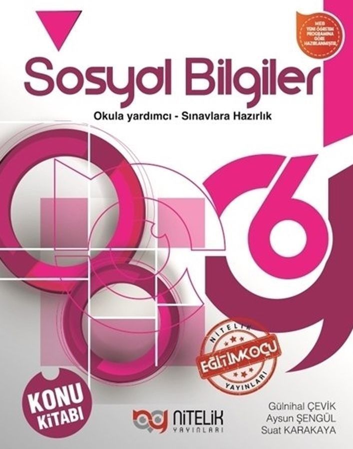 Nitelik Yayınları 6. Sınıf Sosyal Bilgiler Konu Kitabı