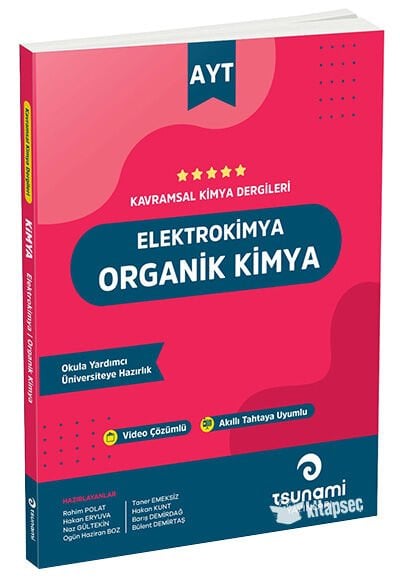 TSUNAMİ AYT ELEKTRONİK KİMYA ORGANİK KİMYA