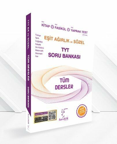 Karekök Tyt Tüm Dersler Soru Bankası (Eşit Ağırlık Ve Sözel)