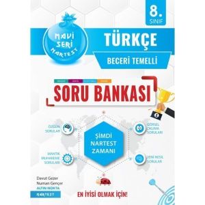 Nartest 8.Sınıf Mavi Türkçe Soru Bankası