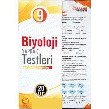 PALME YAPRAK TEST 9.SINIF BİYOLOJİ