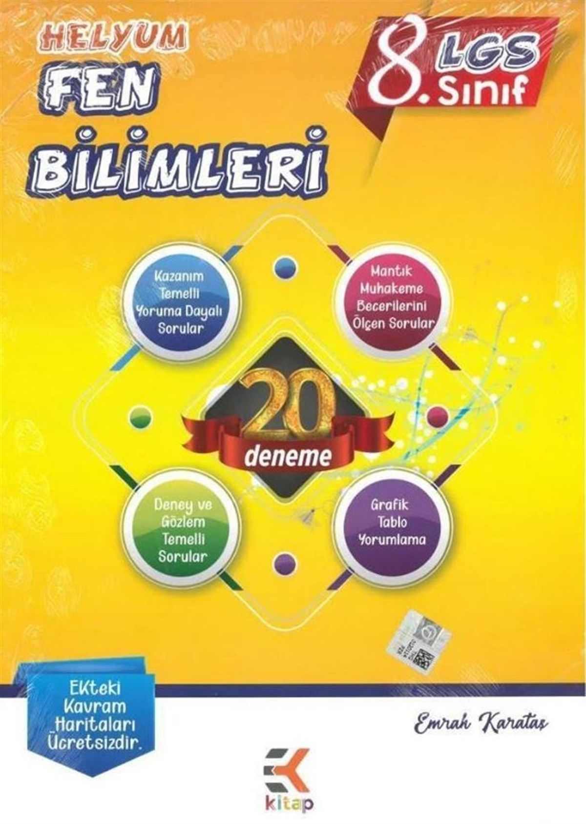 EKKİTAP 8.Sınıf LGS Helyum Fen Bilimleri 20 Deneme