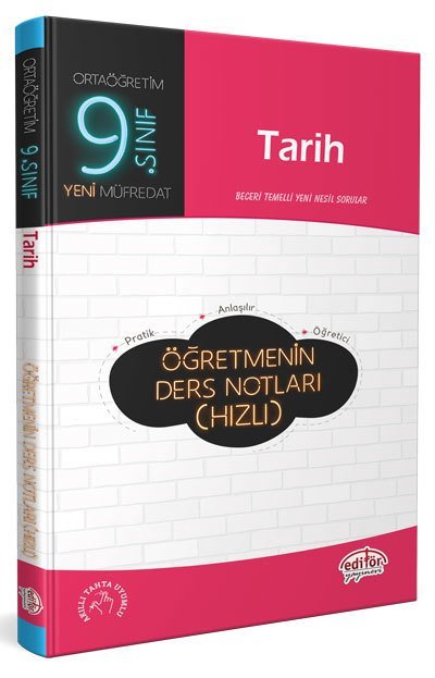 EDİTÖR 9.SINIF TARİH ÖĞRETMENİN HIZLI DERS NOTLARI