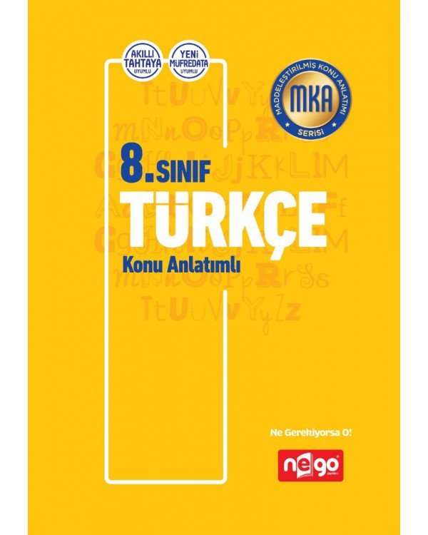 NEGO 8.SINIF TÜRKÇE KONU ANLATIMLI