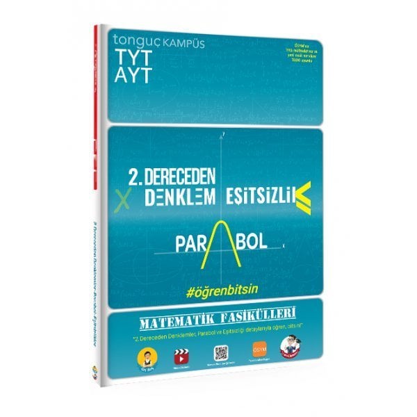 Tonguç Yayınları TYT-AYT Matematik Fasikülleri- ikinci Dereceden Denklemler-Parabol-Eşitsizlikler