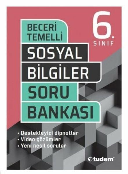 Tudem 6.Sınıf Sosyal Bilgiler Beceri Temelli Soru Bankası