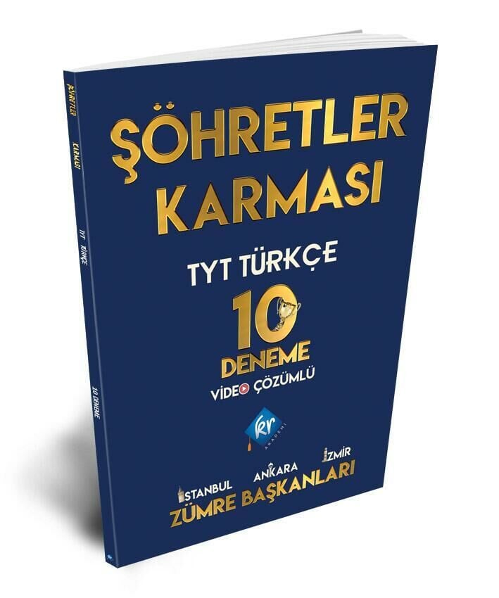 Kr Akademi Tyt Şöhretler Karması Türkçe 10 Deneme