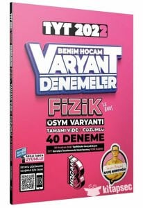 BENİM HOCAM 2022 TYT FİZİK VARYANT 40 DENEME