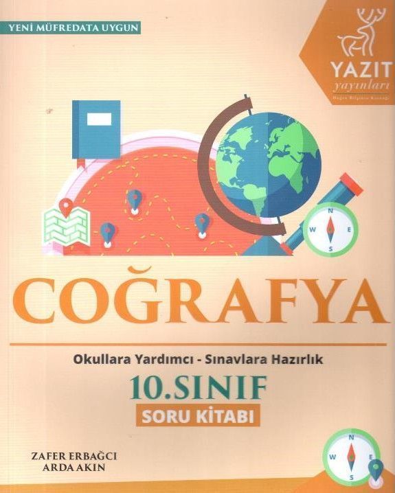 Yazıt Yayınları 10. Sınıf Coğrafya Soru Kitabı