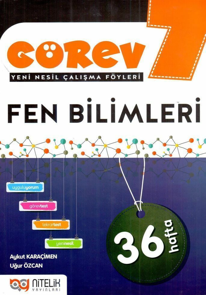 Nitelik Yayınları 7. Sınıf Fen Bilimleri Görev Yeni Nesil Çalışma Föyleri