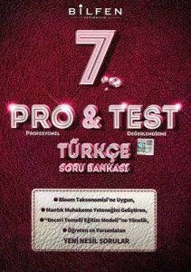 Bilfen 7. Sınıf Pro&Test Türkçe Soru Bankası