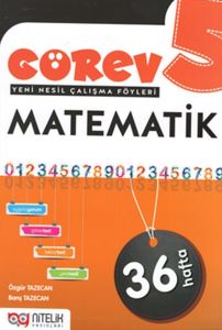 Nitelik Yayınları 5. Sınıf Matematik Görev Yeni Nesil Çalışma Föyleri