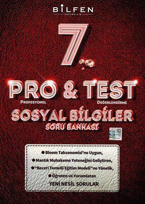 Bilfen 7. Sınıf Pro&Test Sosyal Bilgiler Soru Bankası