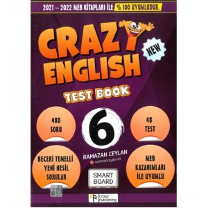 Crazy Publishing 6.Sınıf Crazy English Test Book