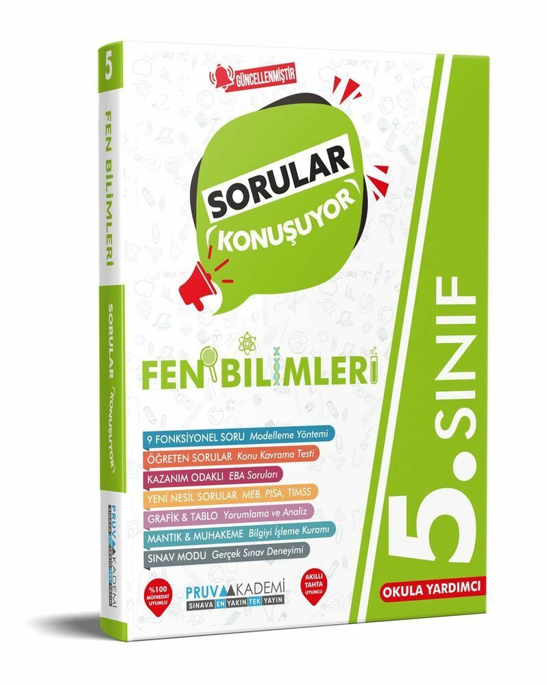 Pruva 5.Sınıf Sorular Konuşuyor Fen Bilimleri