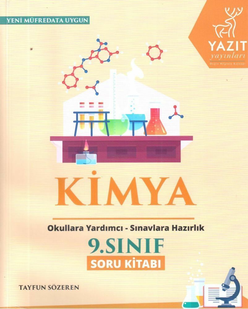 Yazıt Yayınları 9. Sınıf Kimya Soru Kitabı