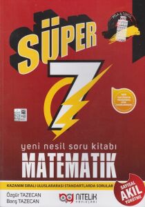 Nitelik Yayınları 7. Sınıf Matematik Süper Yeni Nesil Soru Kitabı