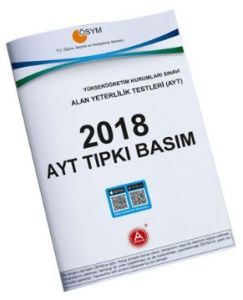 A Yayınları 2018 Ayt Tıpkı Basım Deneme Sınavı