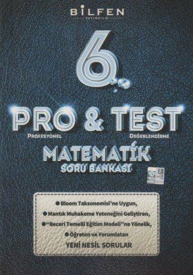 Bilfen 6. Sınıf Pro&Test Matematik Soru Bankası