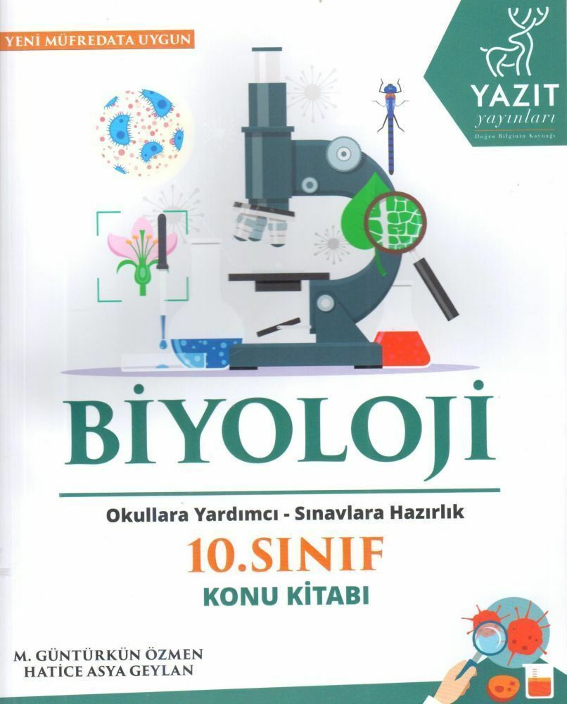 Yazıt Yayınları 10. Sınıf Biyoloji Konu Kitabı