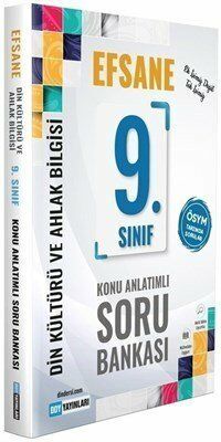 Ddy 9.Sınıf Din Kültürü Ve Ahlak Bilgisi Efsane Konu Anlatımlı Soru Bankası