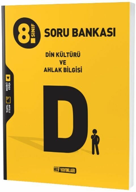 Hız 8.Sınıf Din Kültürü Ve Ahlak Bilgisi Soru Bankası