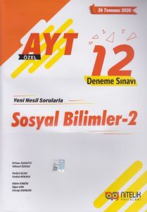 NİTELİK YKS AYT SOSYAL BİLİMLER -2 12 DENEME SINAVI *ÖZEL*