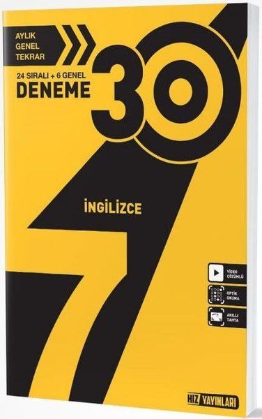 Hız Yayınları 7.Sınıf İngilizce 30 Lu Deneme