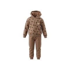 Kız Bebek 2'li Takım 3 İplik Şardonlu Fermuarlı