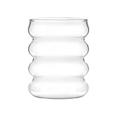 4'lü Borosilikat Cam Meşrubat Bardağı - 330m