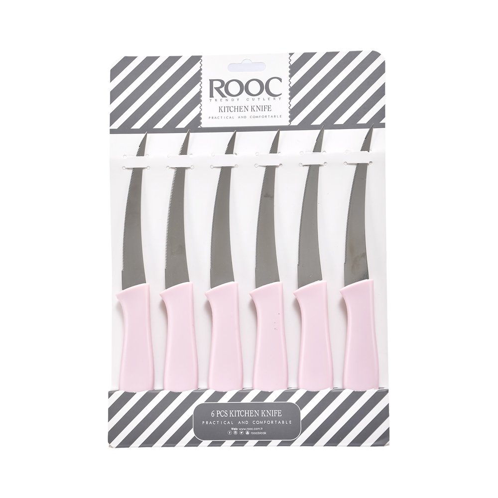 6'lı Çelik Sebze Meyve Bıçağı