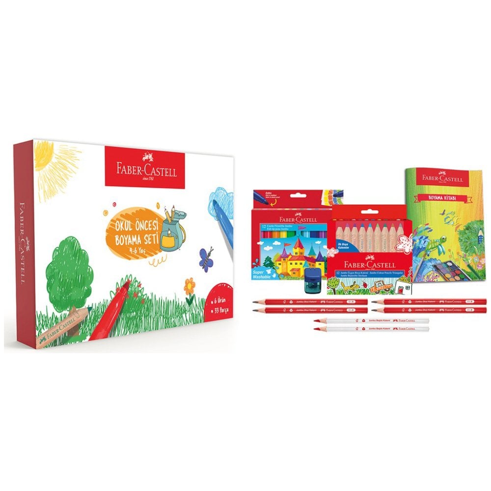 Jumbo Okul Öncesi Boyama Seti