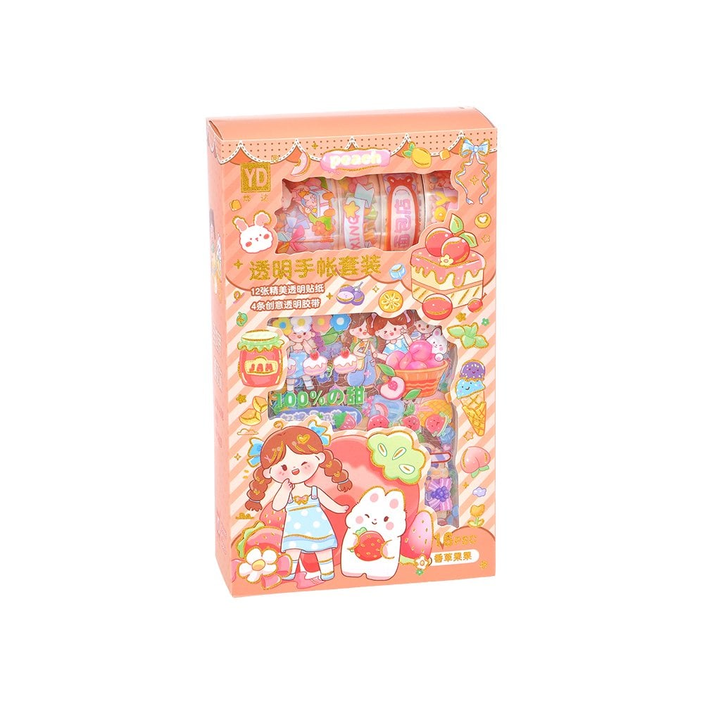 4 Bant ve 12 Sticker Set Kutu