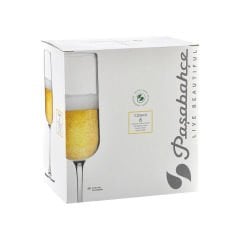 6'lı Ayaklı Cam Bardak - 165cc - Damla