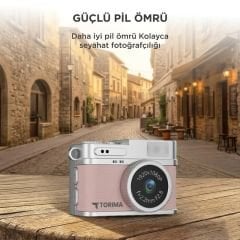 Mini Dijital Fotoğraf ve Video Kamerası -  1080p - CMR35 - Torima Pudra