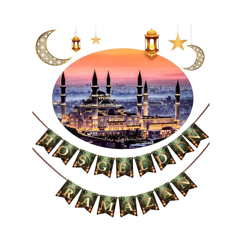 Takvimli Saçaklı Ramazan Süsü